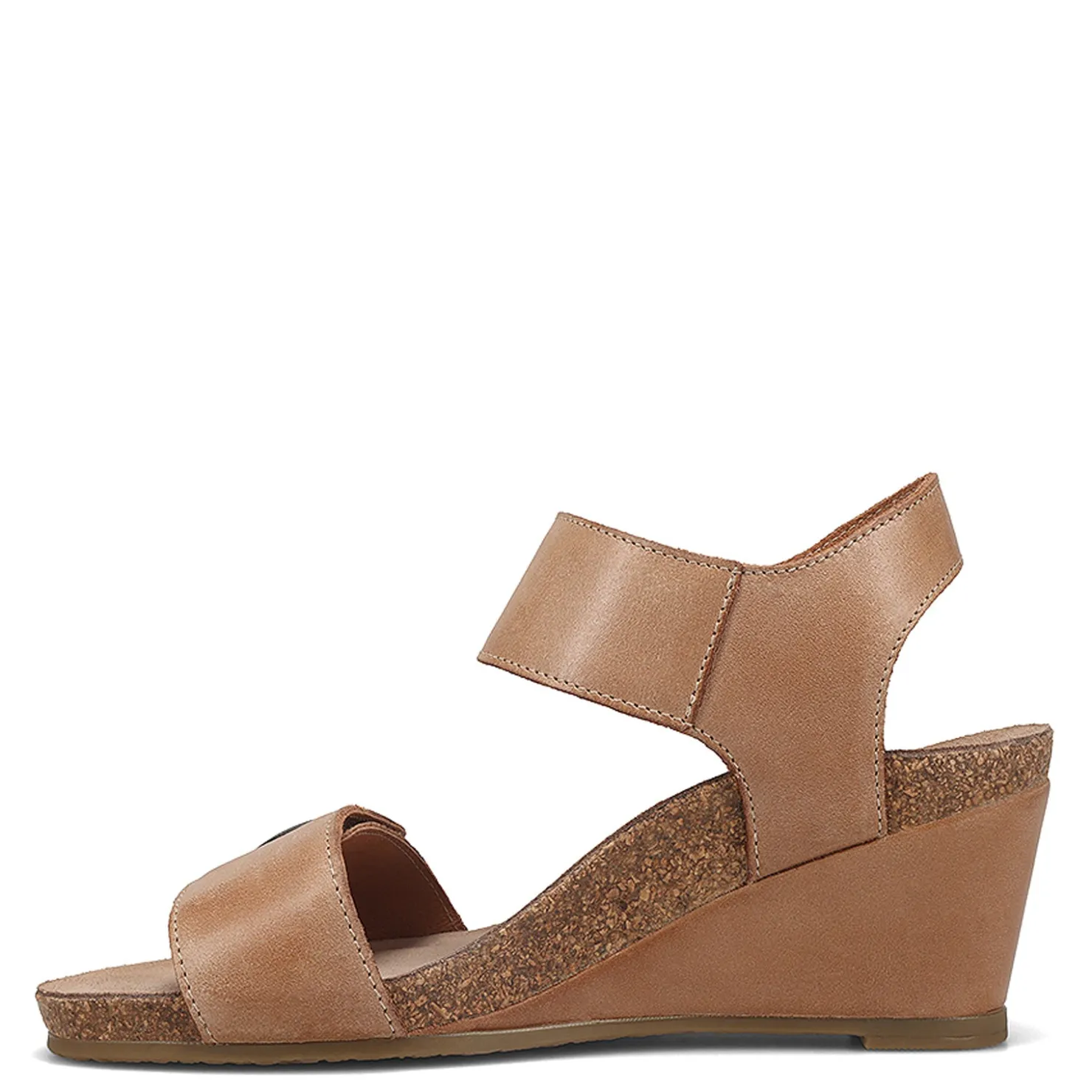 Wedges*Taos Women's , Carousel 3 Sandal Tan