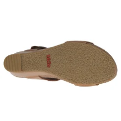 Wedges*Taos Women's , Carousel 3 Sandal Tan