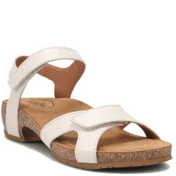 Wedges*Taos Women's , Locke Sandal Off White