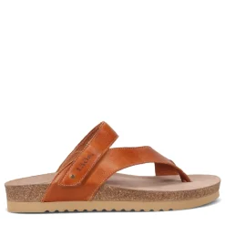 Footbed Sandals*Taos Women's , Lola Sandal Cognac