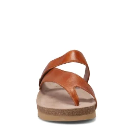 Footbed Sandals*Taos Women's , Lola Sandal Cognac