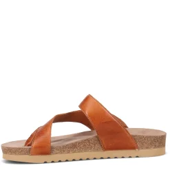 Footbed Sandals*Taos Women's , Lola Sandal Cognac