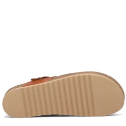 Footbed Sandals*Taos Women's , Lola Sandal Cognac