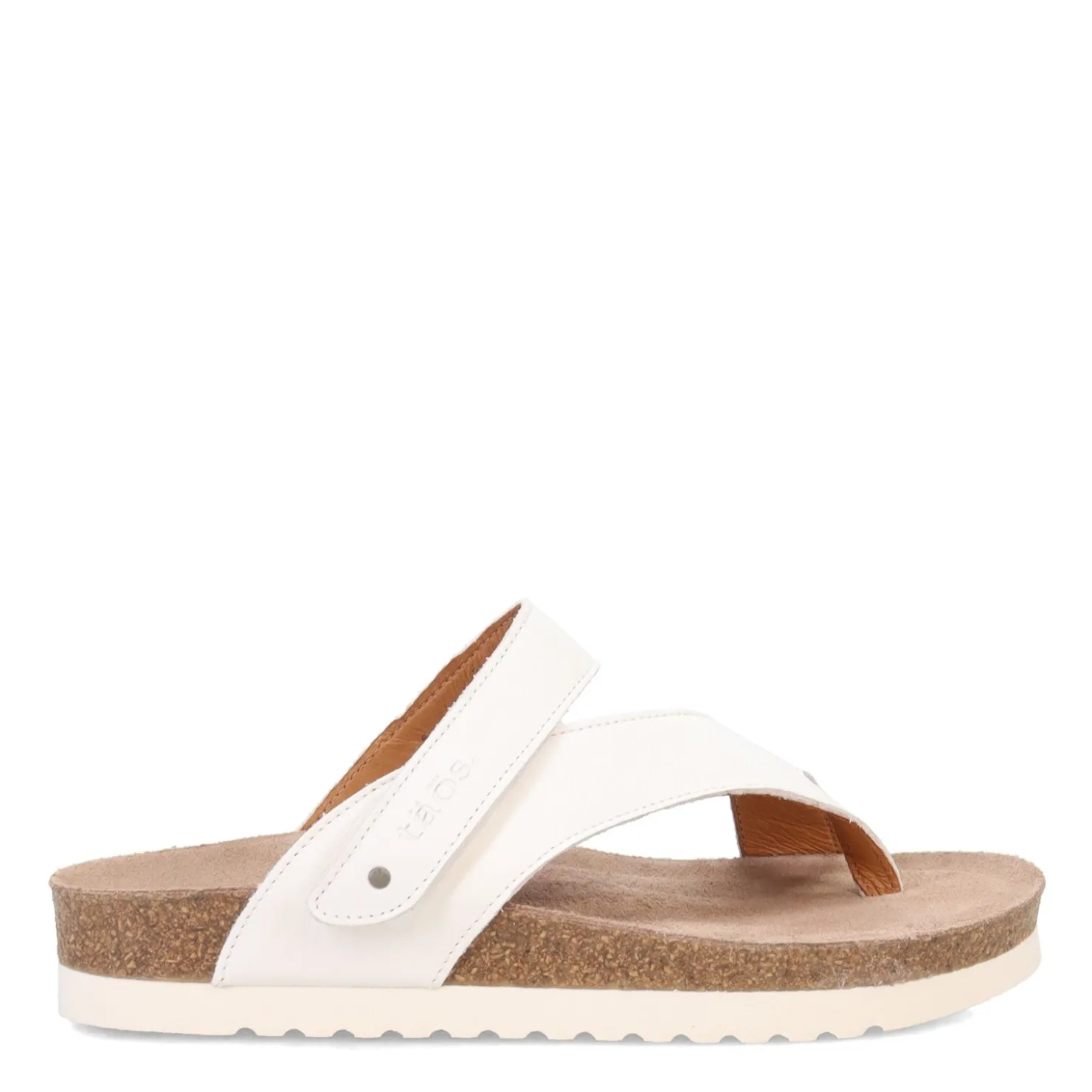 Footbed Sandals*Taos Women's , Lola Sandal White