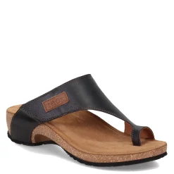 Footbed Sandals*Taos Women's , Loop Sandal Black