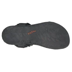 Footbed Sandals*Taos Women's , Mixer Sandal Black Nubuck