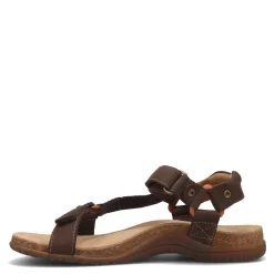 Footbed Sandals*Taos Women's , Mixer Sandal Esperesso Nubuck