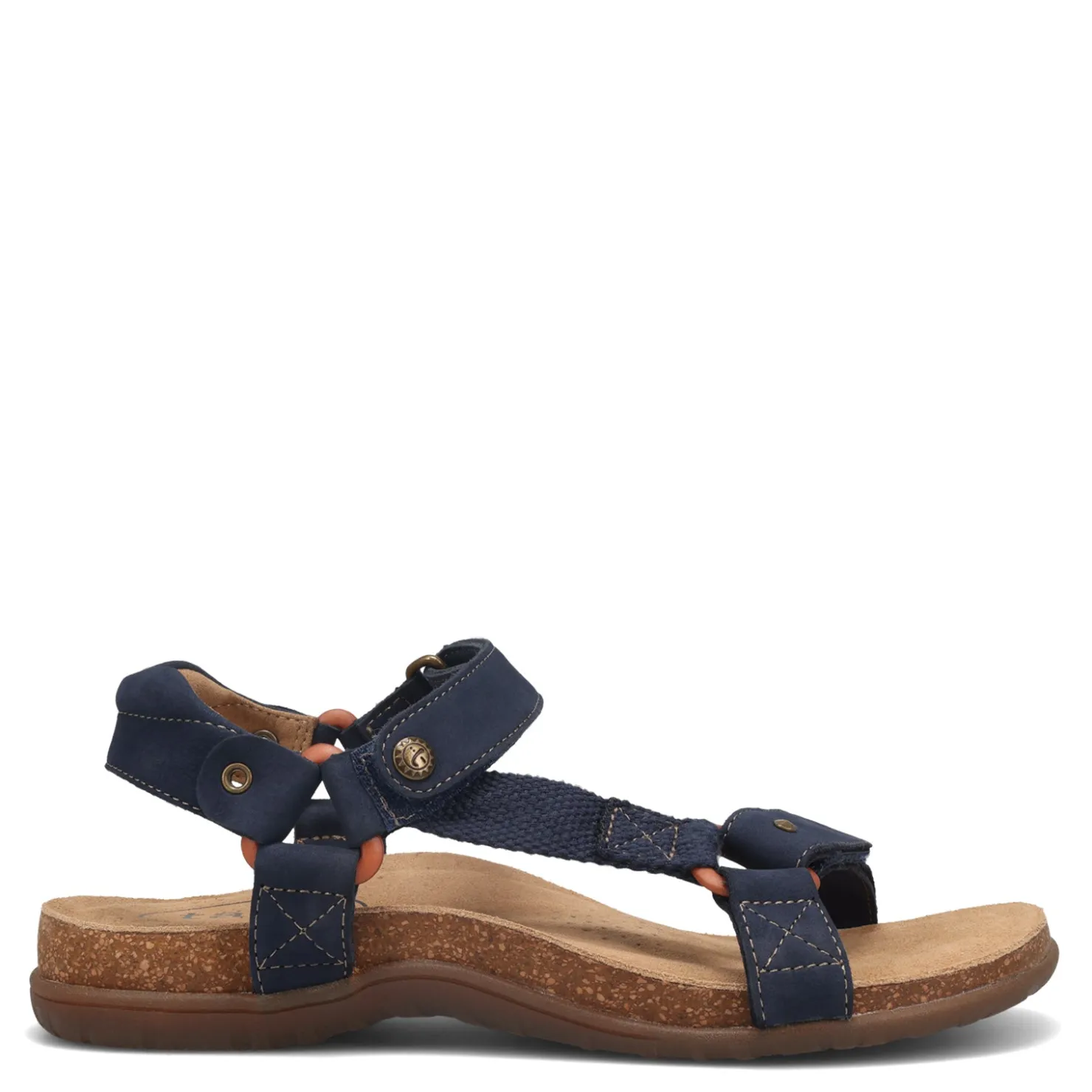 Footbed Sandals*Taos Women's , Mixer Sandal Navy Nubuck