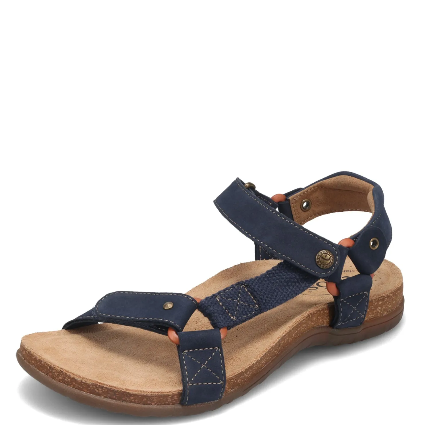 Footbed Sandals*Taos Women's , Mixer Sandal Navy Nubuck