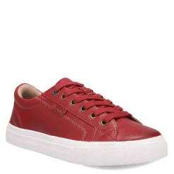 Fashion & Street*Taos Women's , Plim Soul Lux Sneaker Red Leather