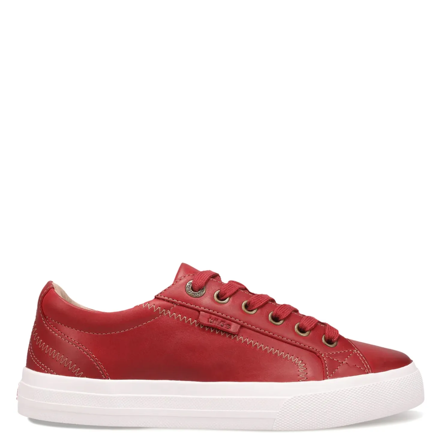 Fashion & Street*Taos Women's , Plim Soul Lux Sneaker Red Leather