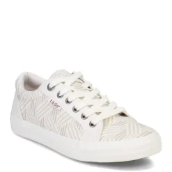 Fashion & Street*Taos Women's , Plim Soul Sneaker Geo Print White Multi