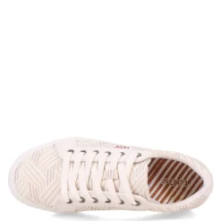 Fashion & Street*Taos Women's , Plim Soul Sneaker Geo Print White Multi