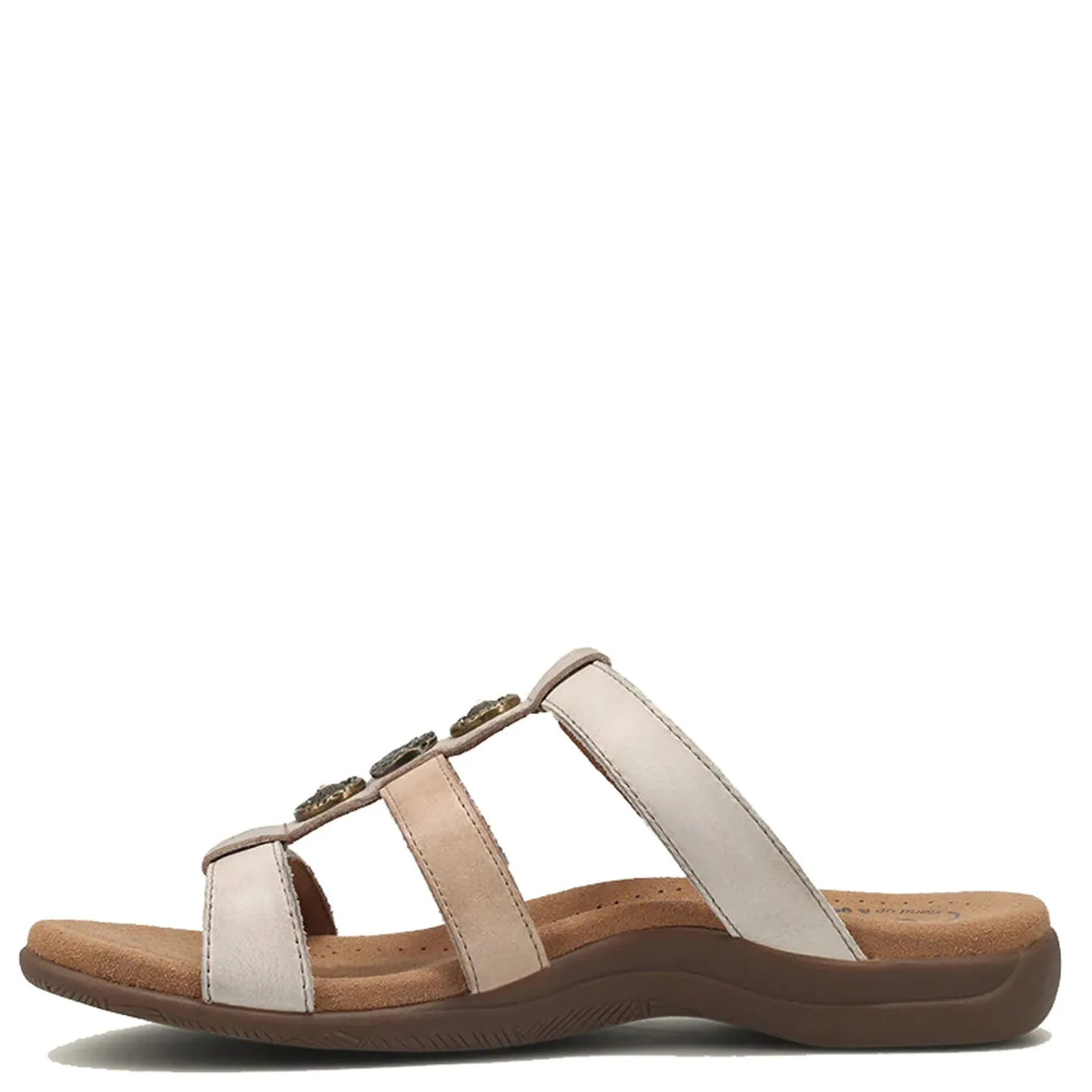 Footbed Sandals*Taos Women's , Prize 4 Sandal Stone Multi