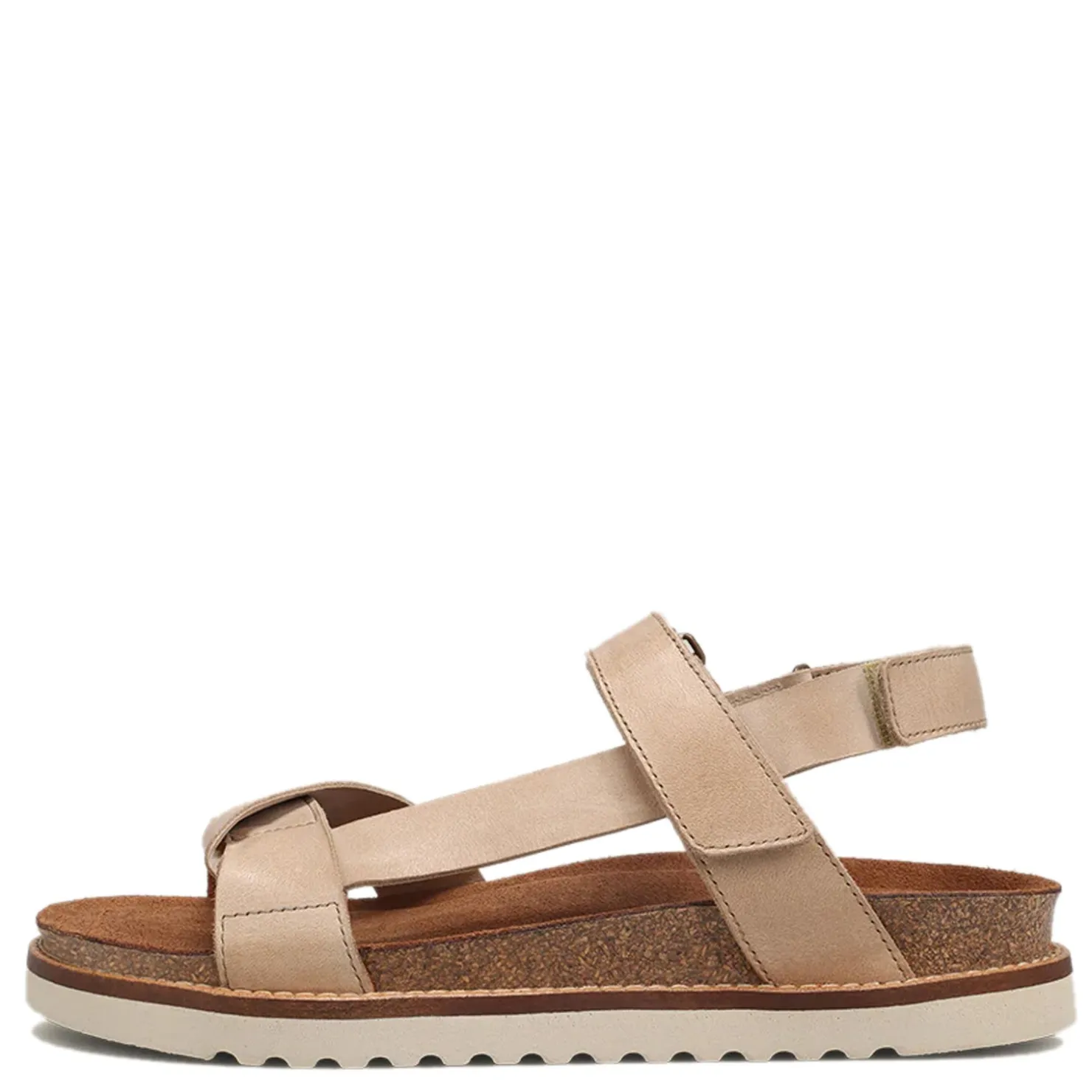 Footbed Sandals*Taos Women's , Sideways Sandal Stone