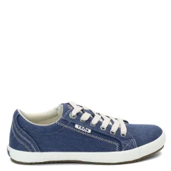 Fashion & Street*Taos Women's , Star Sneaker Blue Wash Canvas