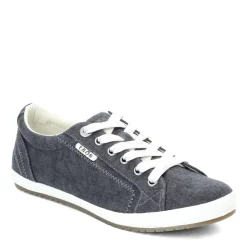 Fashion & Street*Taos Women's , Star Sneaker Charcoal Wash Canvas