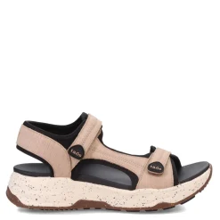 Outdoor & Hiking*Taos Women's , Super Side Sandal Natural Emboss