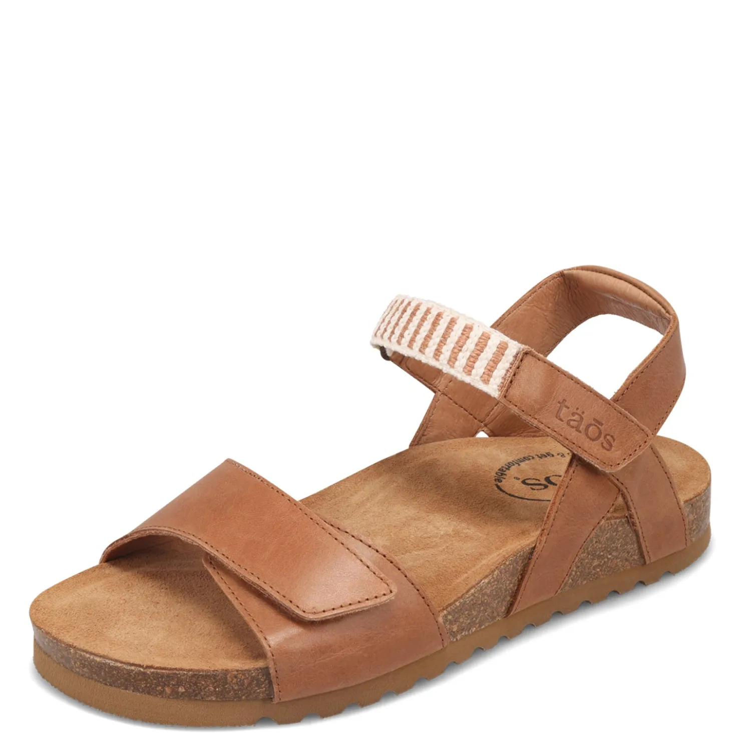 Footbed Sandals*Taos Women's , Symbol Sandal Tan