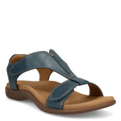 Footbed Sandals*Taos Women's , The Show Sandal Petrol Blue