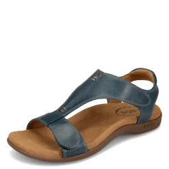 Footbed Sandals*Taos Women's , The Show Sandal Petrol Blue