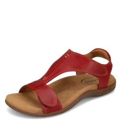 Footbed Sandals*Taos Women's , The Show Sandal Red