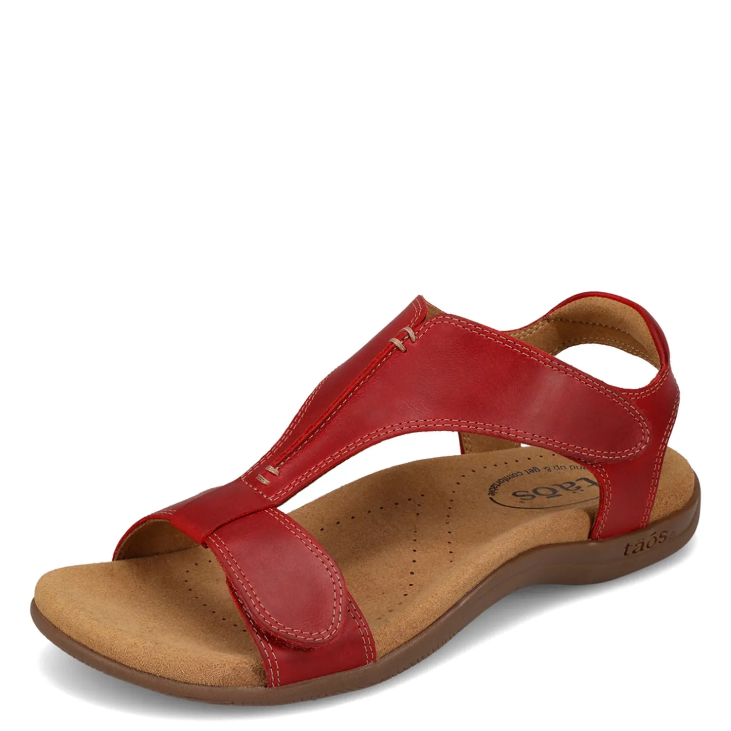 Footbed Sandals*Taos Women's , The Show Sandal Red