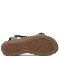 Footbed Sandals*Taos Women's , The Show Sandal Steel