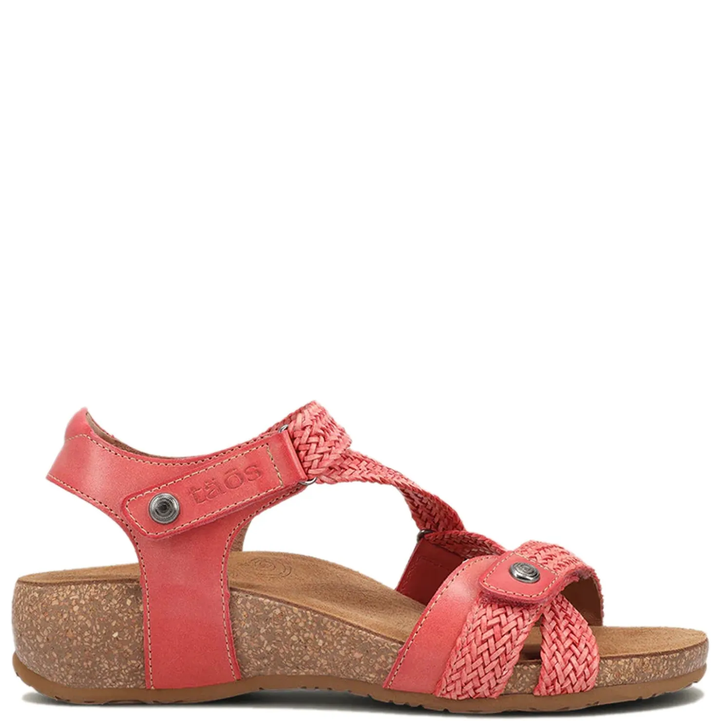 Wedges*Taos Women's , Trulie Sandal Coral