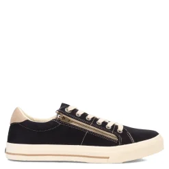 Fashion & Street*Taos Women's , Z-Soul Sneaker Black/Tan Distressed