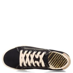 Fashion & Street*Taos Women's , Z-Soul Sneaker Black/Tan Distressed