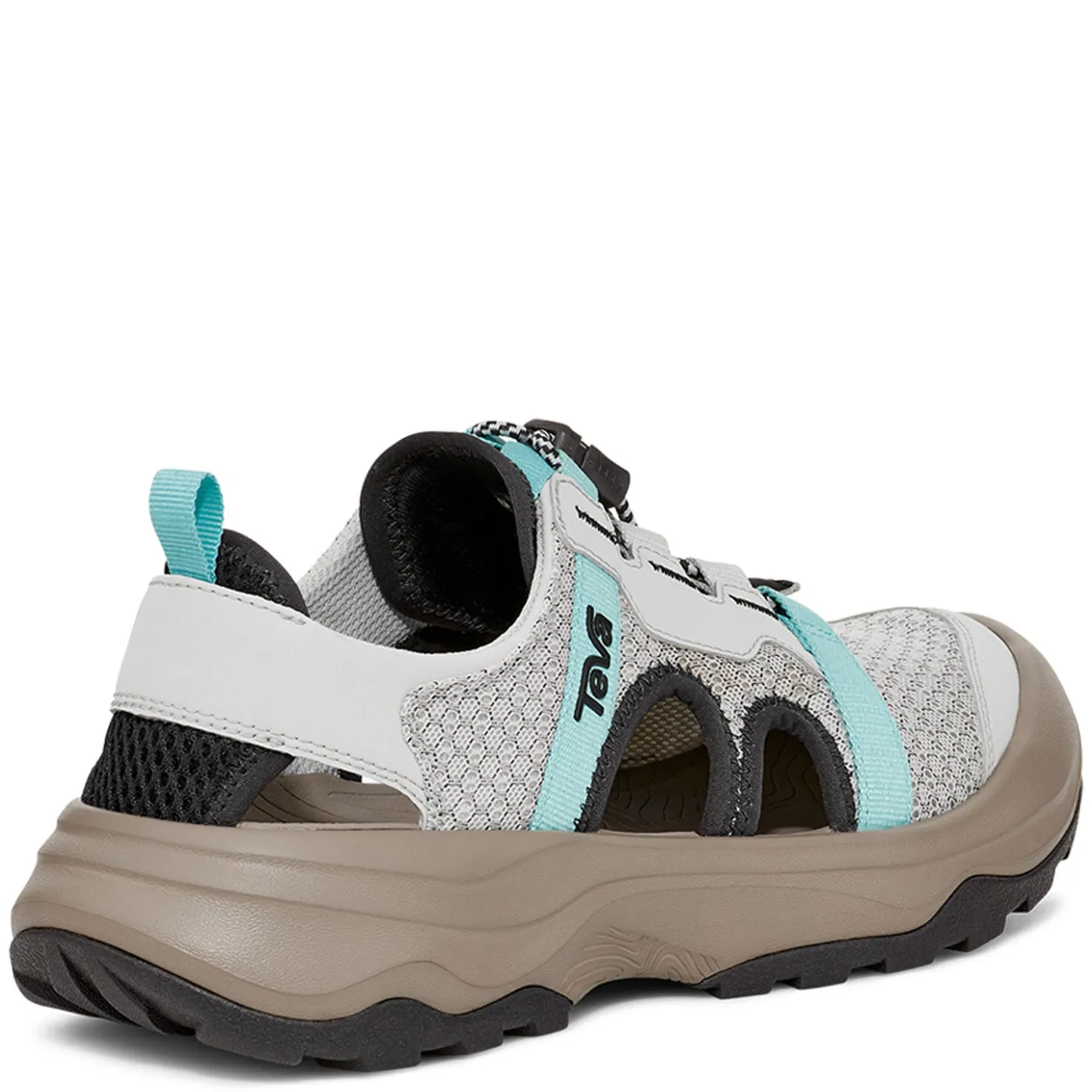Outdoor & Hiking*Teva Women's , Outflow Closed Toe Sandal Grey Aqua Mix