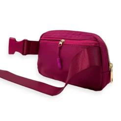 Handbags*The Darling Effect Women's , All You Need Belt Bag with Hair Scarf Mulberry