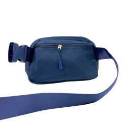 Handbags*The Darling Effect Women's , All You Need Belt Bag with Hair Scarf Navy Blue