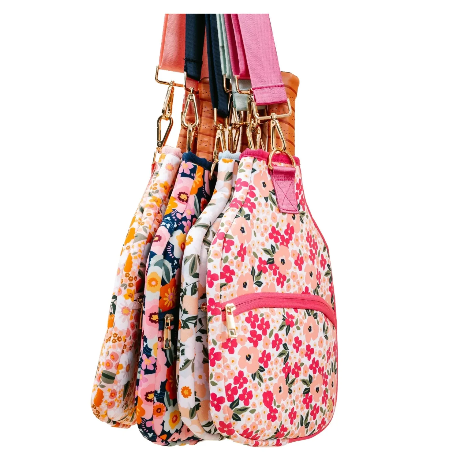 Handbags*The Darling Effect Women's , Pickleball Paddle Case Lively Flora