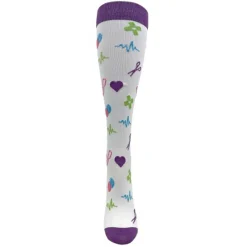 Socks*Think Medical Women's , Premium Compression Socks White
