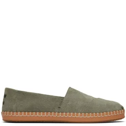 Women's , Alpargata Vetiver Suede Leather Wrap Slip-On|TOMS Best