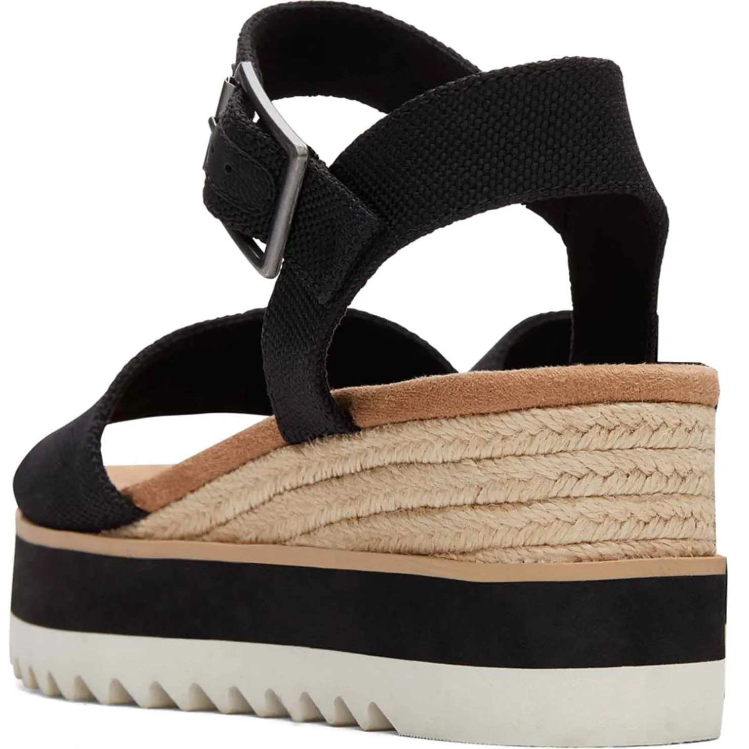 Wedges*TOMS Women's , Diana Sandal Black