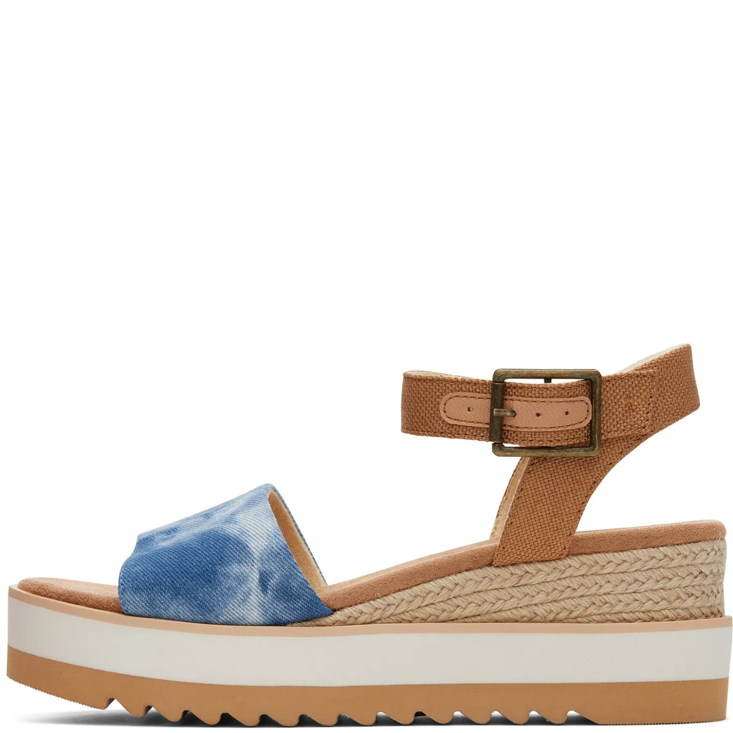 Wedges*TOMS Women's , Diana Sandal Blue