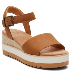 Wedges*TOMS Women's , Diana Sandal Tan