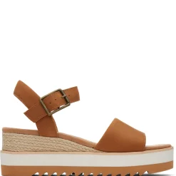 Wedges*TOMS Women's , Diana Sandal Tan