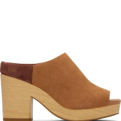 Heeled Sandals*TOMS Women's , Florence Sandal Brown Sugar