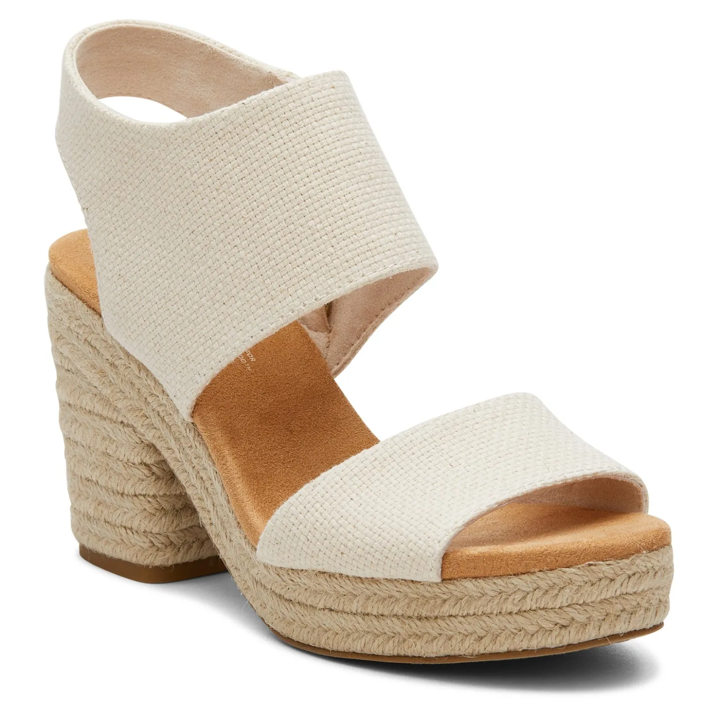 Heeled Sandals*TOMS Women's , Majorca Platform Sandal Natural