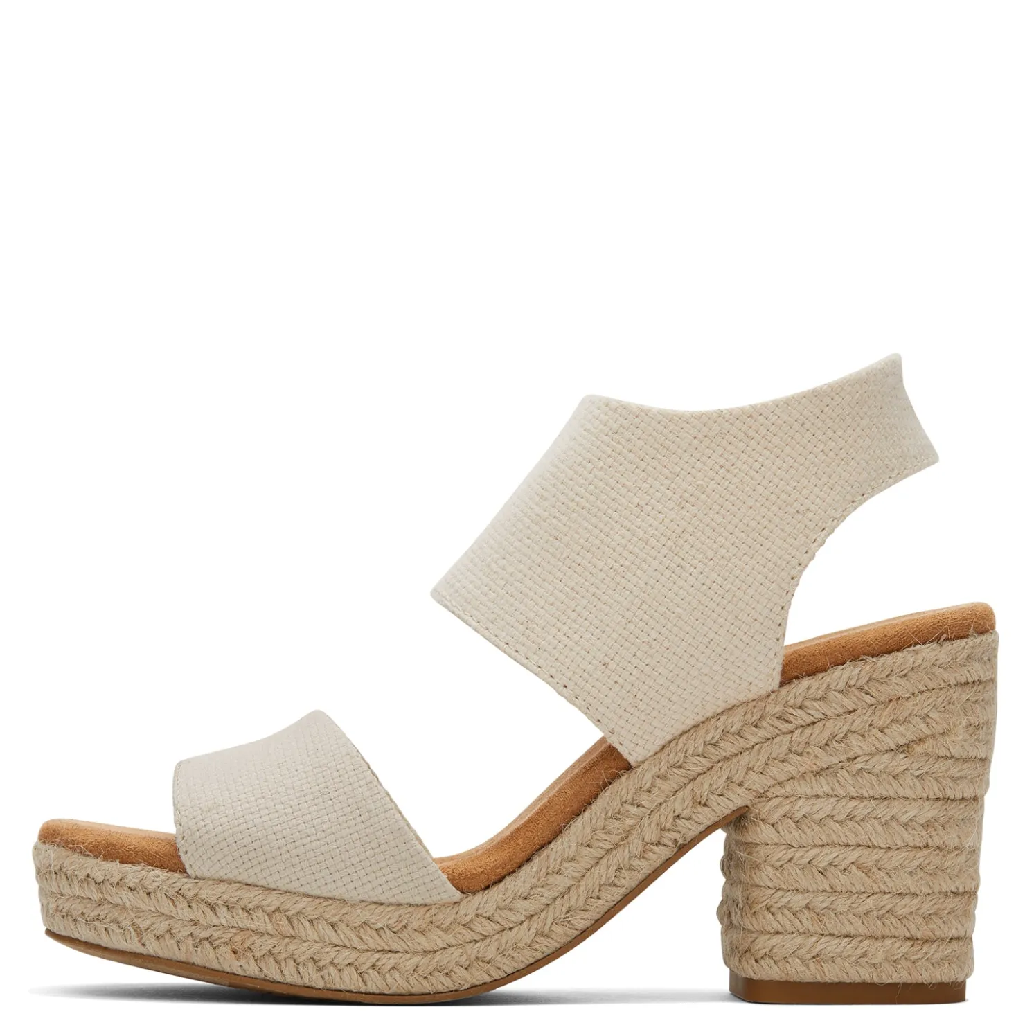 Heeled Sandals*TOMS Women's , Majorca Platform Sandal Natural