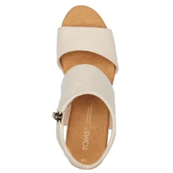 Heeled Sandals*TOMS Women's , Majorca Platform Sandal Natural