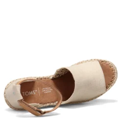 Wedges*TOMS Women's , Marisol Sandal Natural
