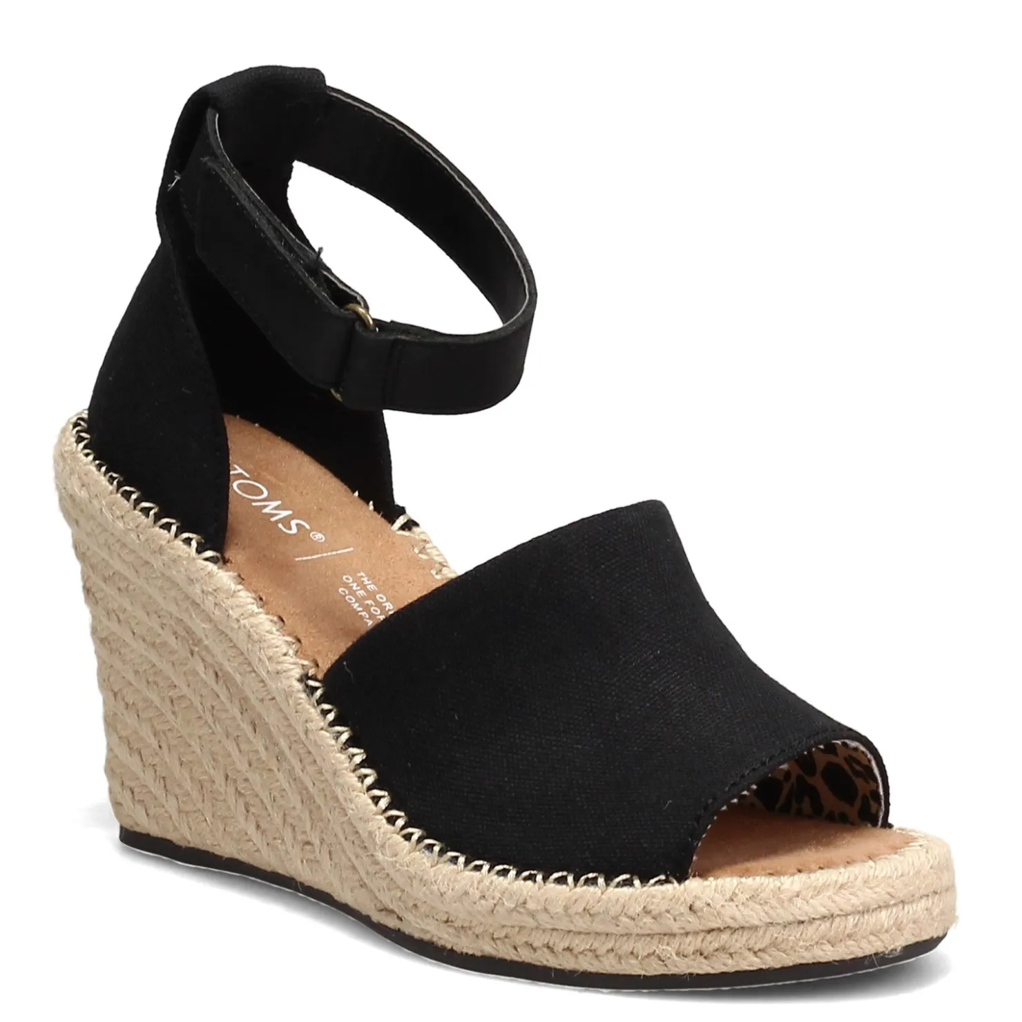 Wedges*TOMS Women's , Marisol Sandal Black