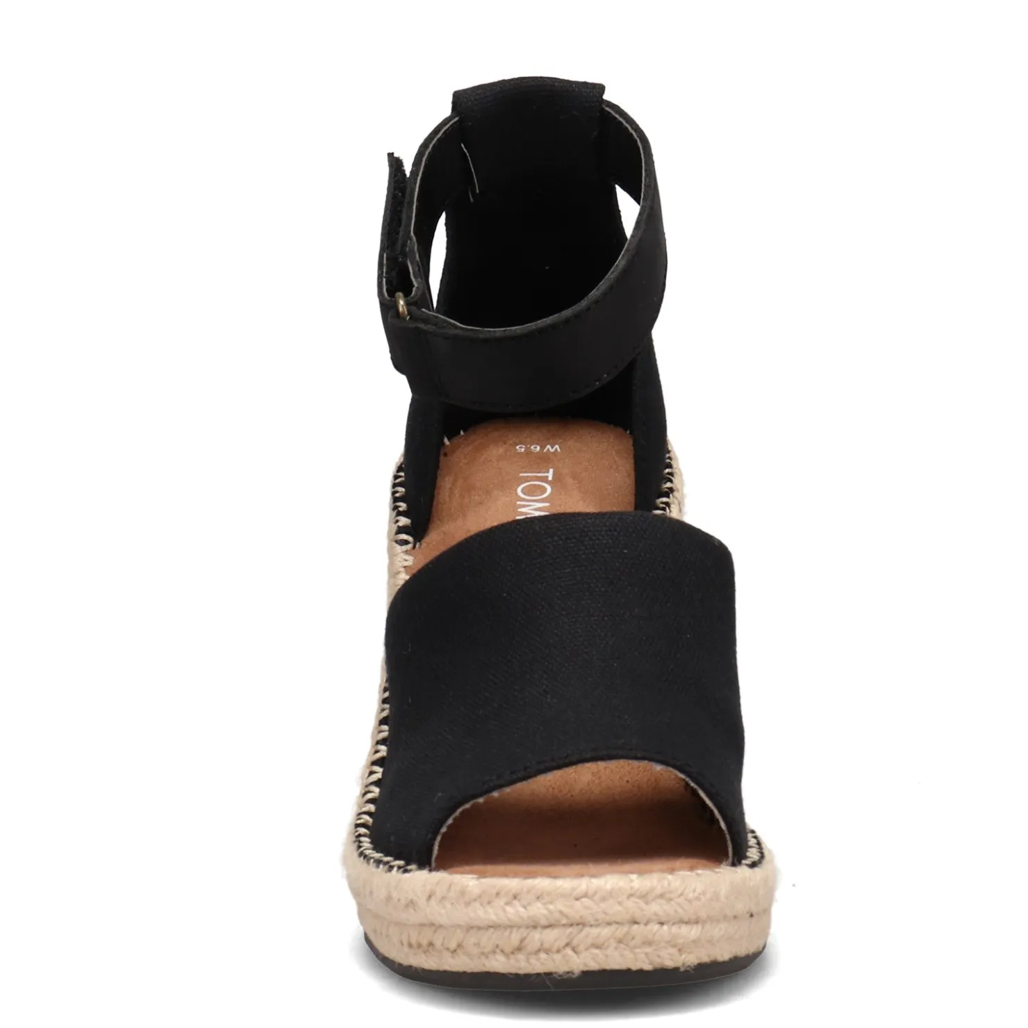 Wedges*TOMS Women's , Marisol Sandal Black