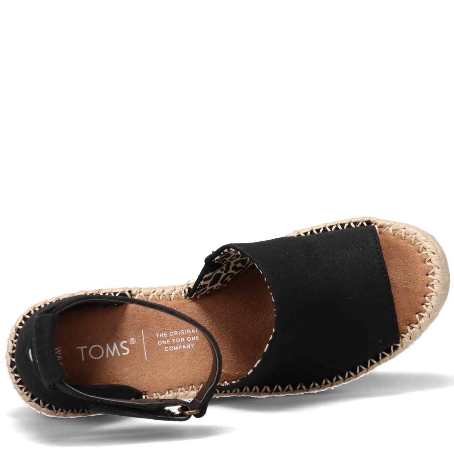 Wedges*TOMS Women's , Marisol Sandal Black