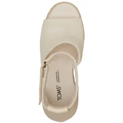 Wedges*TOMS Women's , Marisol Sandal Beige